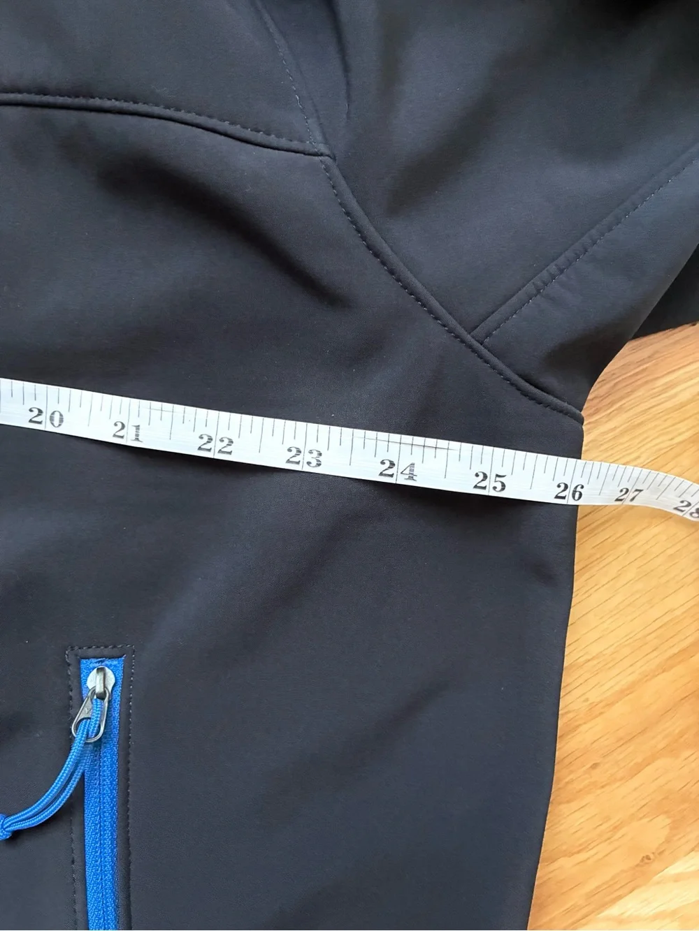 The North Face Men’s Apex Bionic Jacket Black with Blue Fleece Lining Size XXL